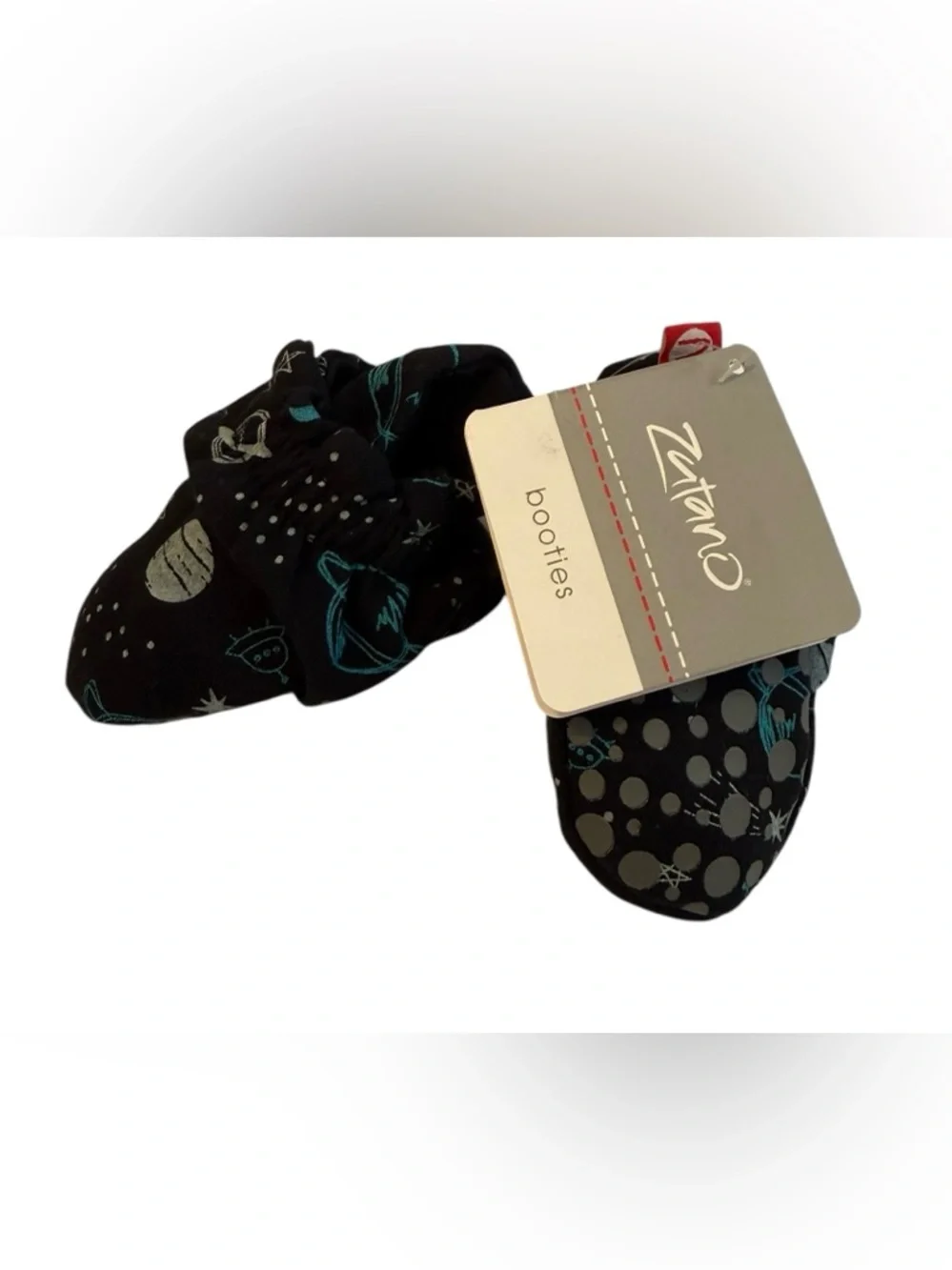 Zutano Baby Booties Outer Space  Size: 3 Mos. NEW